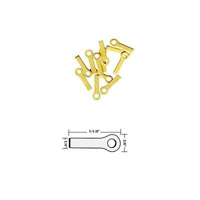 Brass Handy Hangers for Stained Glass Panels Pack of 12 six pairs Hardware-