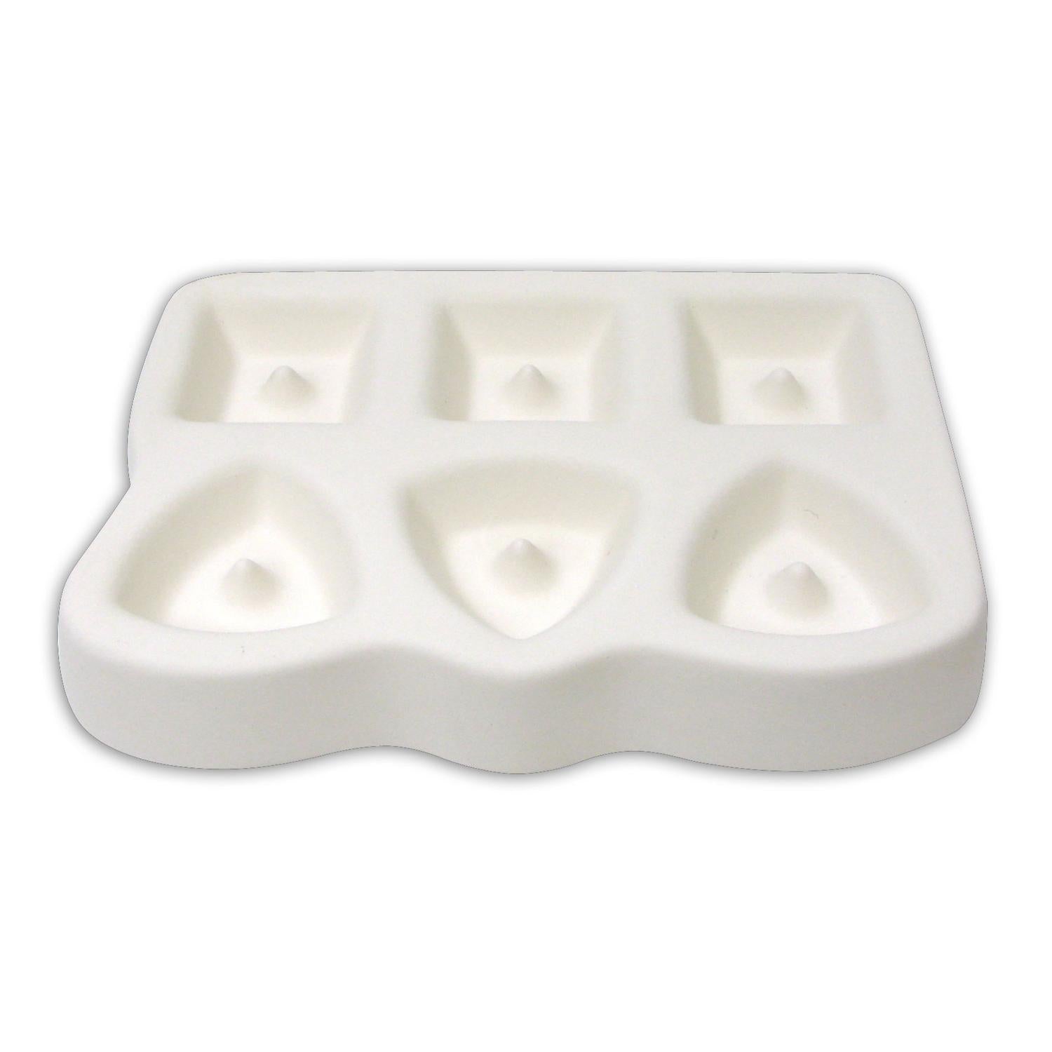 Colour De Verre GEOMETRIC Beads Mold 4.5 x 6.5 x 1" Fusing Warm Glass Jewelry-