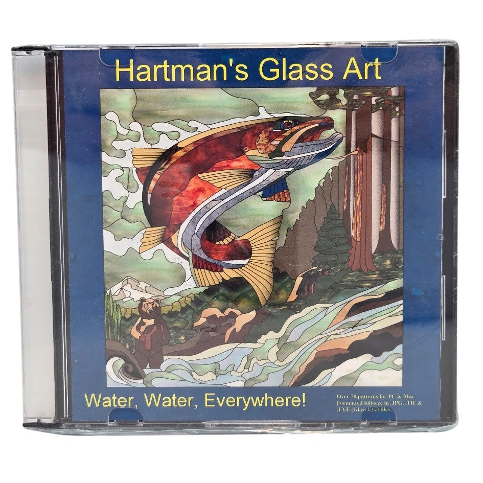 WATER EVERYWHERE Paned Expressions Pattern Book on CD-