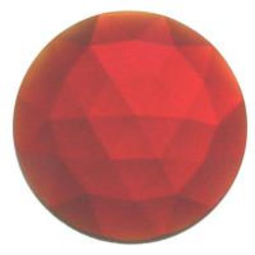 FOUR (4) Beautiful 15mm FACETED JEWELS 14 Color Choices Flat Back Beveled-Model Red