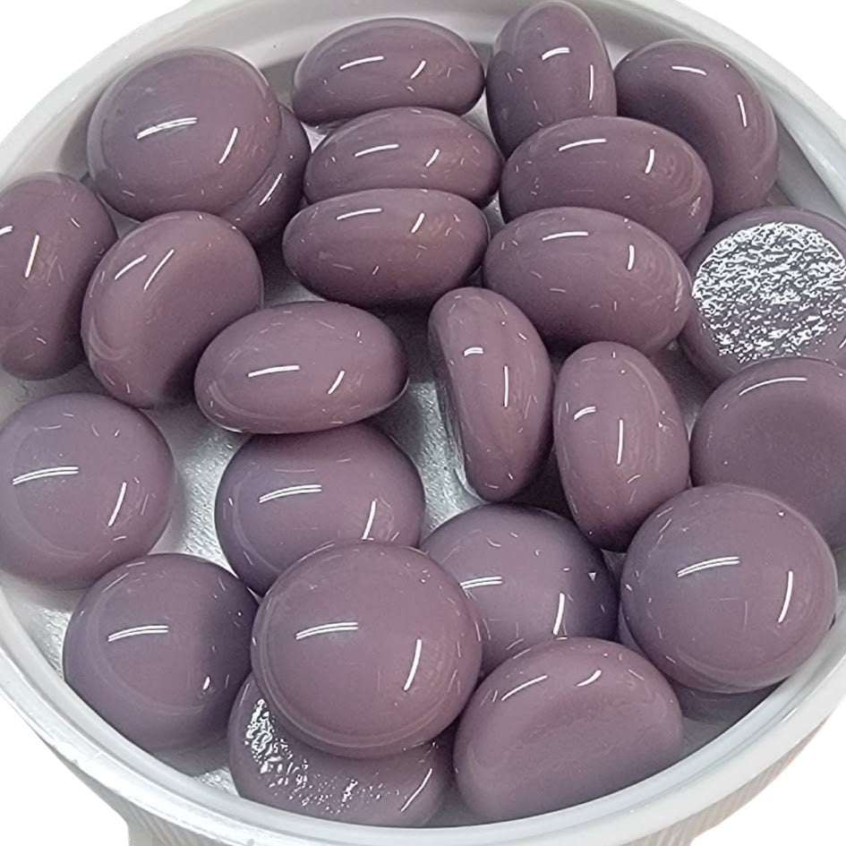 Lilac Medium Design Elements 25 pieces Pebbles Dots System 96 COE Oceanside Compatible-