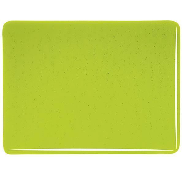 1426 Spring Green Transparent Bullseye 90 COE Glass Sheet 10x10" 90COE Fusible-