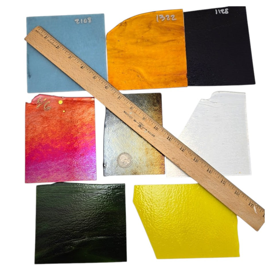 Bullseye Compatible Premium Scrap 90 COE Two Pound Package-