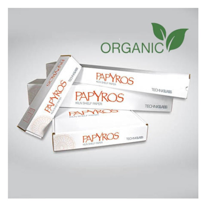 PAPYROS SHELF PAPER New Formula Organic Craft Roll 20.5 inches x 82 feet Primer Kiln Glass Separator-