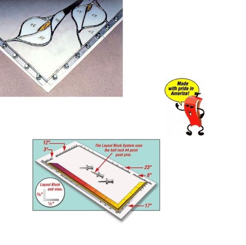 TEN 6" L Blocks Morton Glassworks Layout Block System-