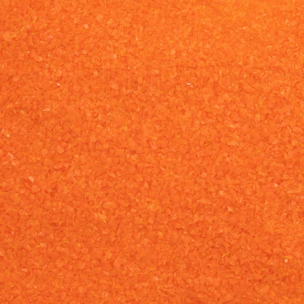 F3 2702 Orange Opal MEDIUM 96 COE Frit 8.5 oz Jar-