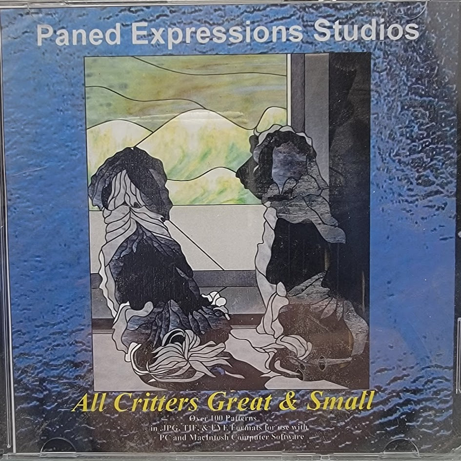 ALL CRITTERS GREAT & SMALL Paned Expressions Pattern Book On CD Animals-