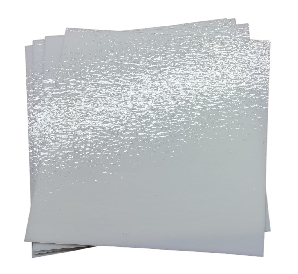 Tekta 0113 White Opal 90 COE Bullseye Fusing Glass Sheet 5x5 inch 3mm 90COE-