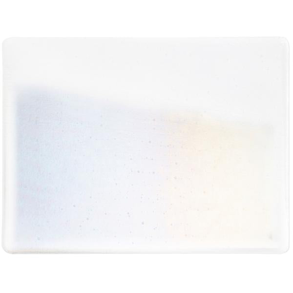 1101-0031 Iridized Clear Transparent 90 COE Bullseye Fusing Glass Sheet 5x5 inch 3mm 90COE-