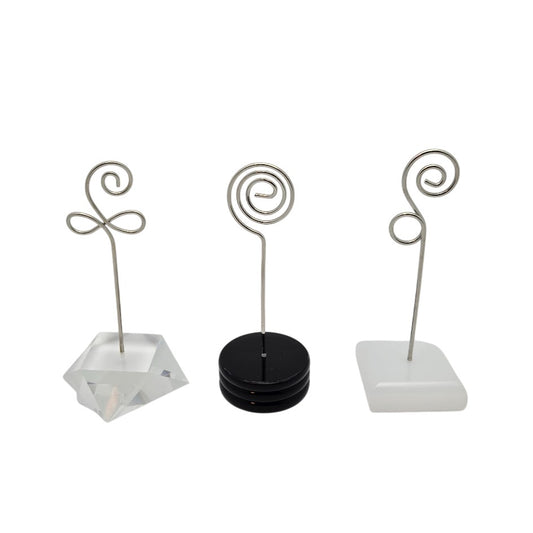 ADD A BEAD MEMO HOLDER Crystal Black White Beadsmith Beadable Finding Choice-