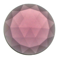 FOUR (4) Beautiful 15mm FACETED JEWELS 14 Color Choices Flat Back Beveled-Model Amethyst