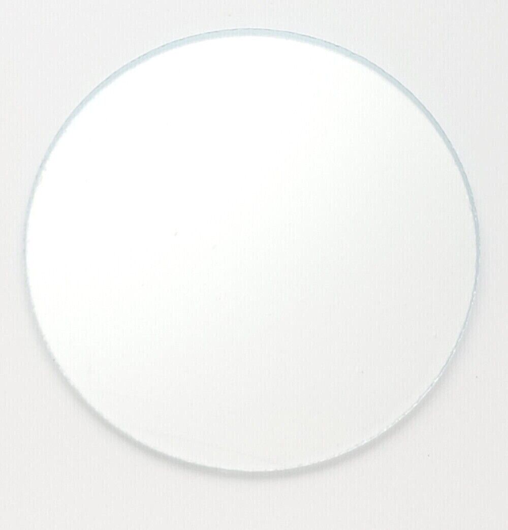 3 inch Circle Icicle Clear Precut 96 COE Glass Fusing Supplies 96COE-