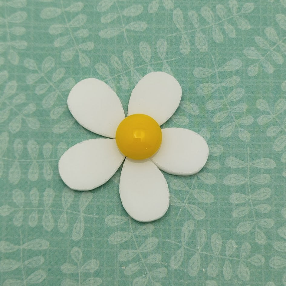 Sale! White Opal 96 COE Five Petal Flower Glass Precuts for Fusing Supplies-