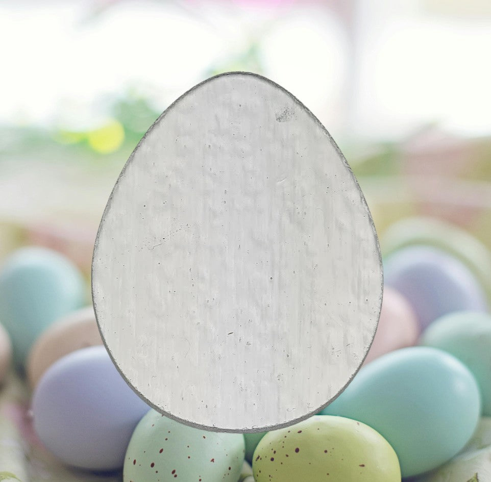 3" Eggs Clear Bullseye 1 or 10 Pieces 90 COE Precut Glass Shape Easter