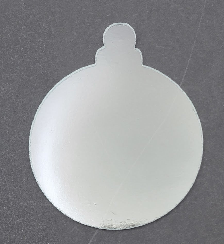 Clear One Large 96 COE Precut Glass Ornament Blanks Fusing Supplies 96COE-