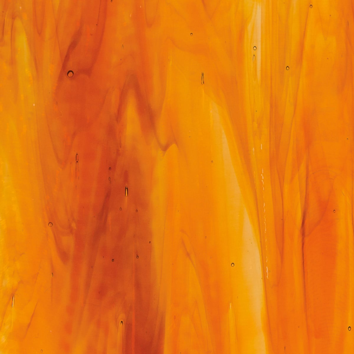 2125 Yellow & Red Transparent Striker Bullseye 90 COE Glass Sheet 10x10" 90COE Fusing-