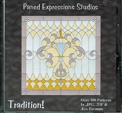 TRADITION! Paned Expressions 120 Pattern Book on CD Print at Home-