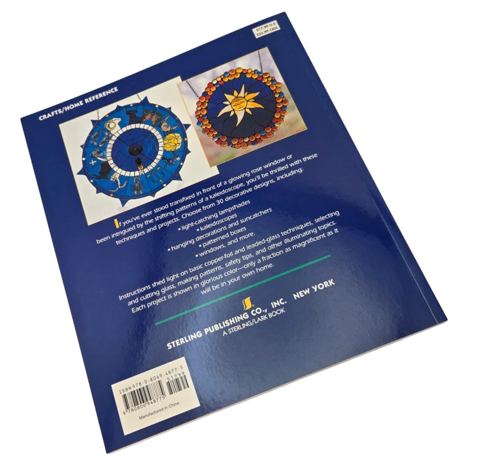 Learn the Art of STAINED GLASS BASICS Techniques, Tools, Projects Manual Book-