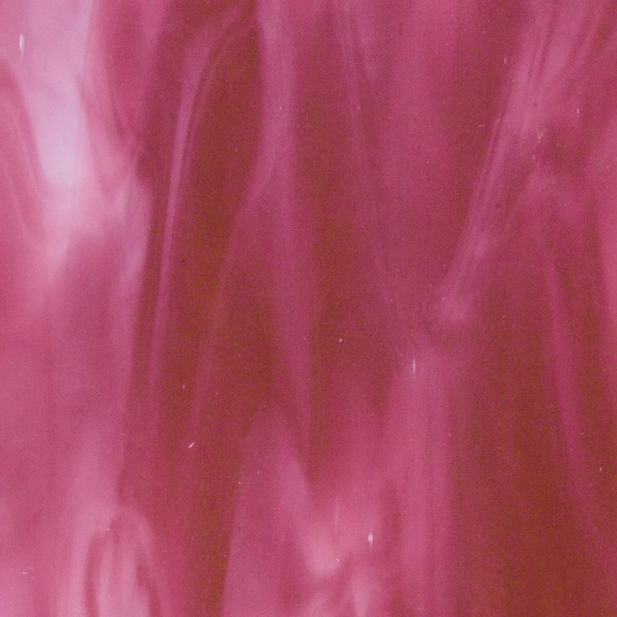 2311 Cranberry Pink, White 2 Color Mix Bullseye 90 COE Glass Sheet 10x10" 90COE Fusible-