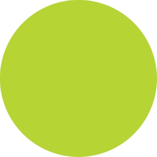 226.72 Lemongrass One 2" Precut 96 COE Glass Circle Precut-