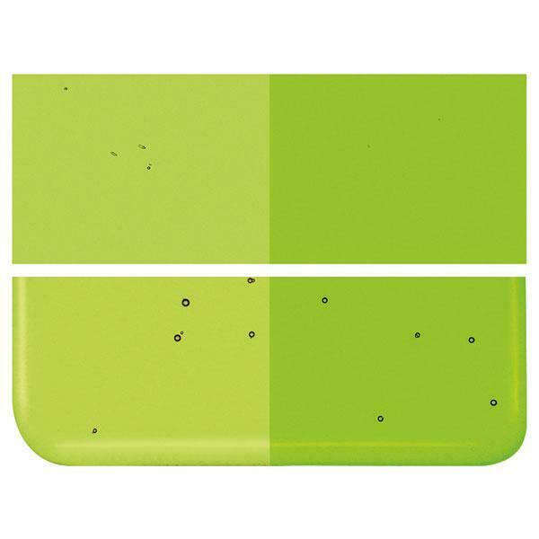 1426 Spring Green Transparent Bullseye 90 COE Glass Sheet 10x10" 90COE Fusible-