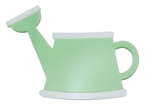 Green Watering Can 96 COE Precut Glass Cluster for Fusing-