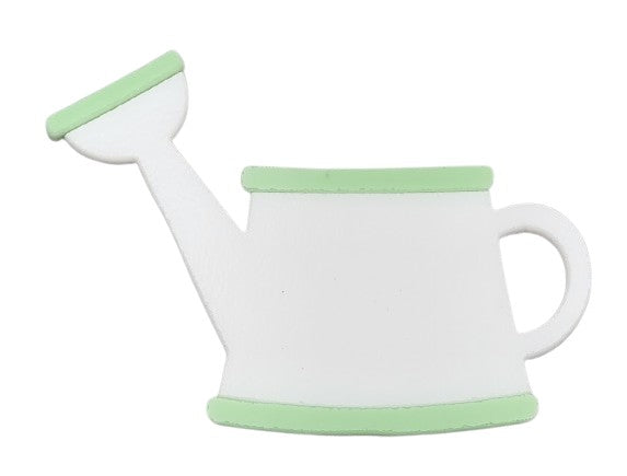 White Watering Can 96 COE Precut Glass Cluster for Fusing-