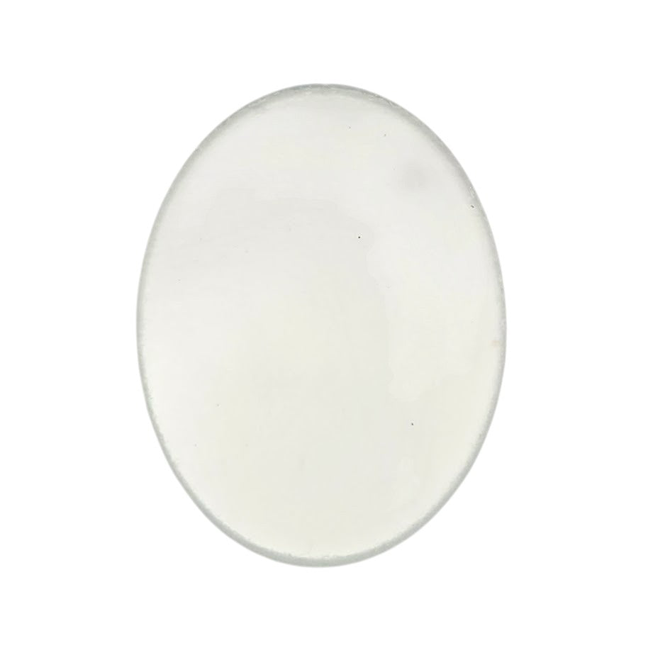 3 or 6 OVALS 96 COE Precut Glass 1" 1 1/2" 2" Black or White or Clear Fusing Supplies-Size/Color/Quantity 1" Clear Six Pieces