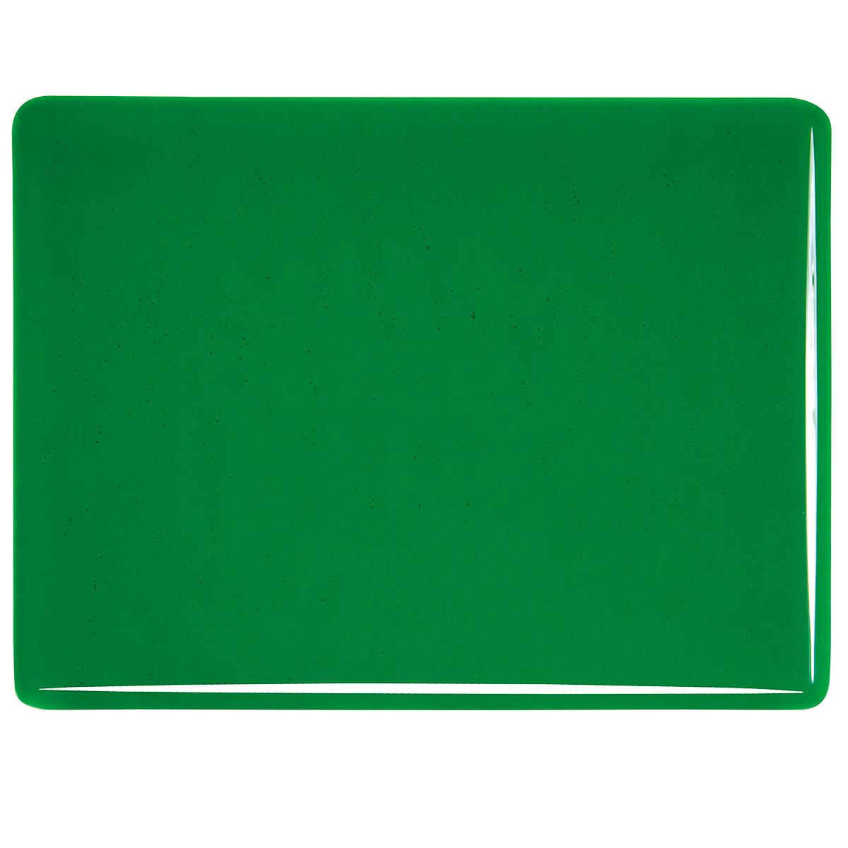 1145 Kelly Green Transparent Bullseye 90 COE Glass Sheet 10x10" 90COE Fusible-