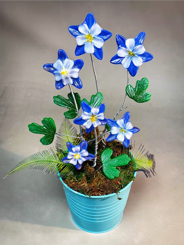 Columbine 6.5 x 7 inch Glass Casting Fusing Supplies Little Fritter Flower 265-