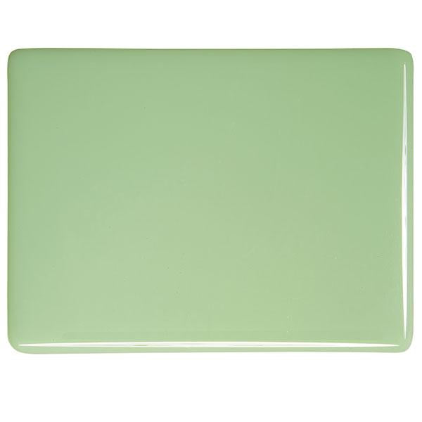 0112 Mint Green Opal 90 COE Bullseye Fusing Glass Sheet 5x5 inch 3mm 90COE-
