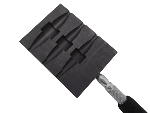 GRAPHITE Paddle Art Nouveau Large Bead Shaper 3 Sizes 9.75" Long Hot Glass-