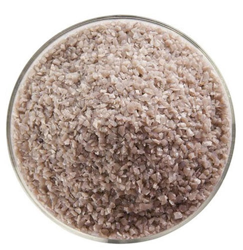 0119 Mink Brown Opal 90 COE MEDIUM Full Jar One Pound Bullseye Frit-