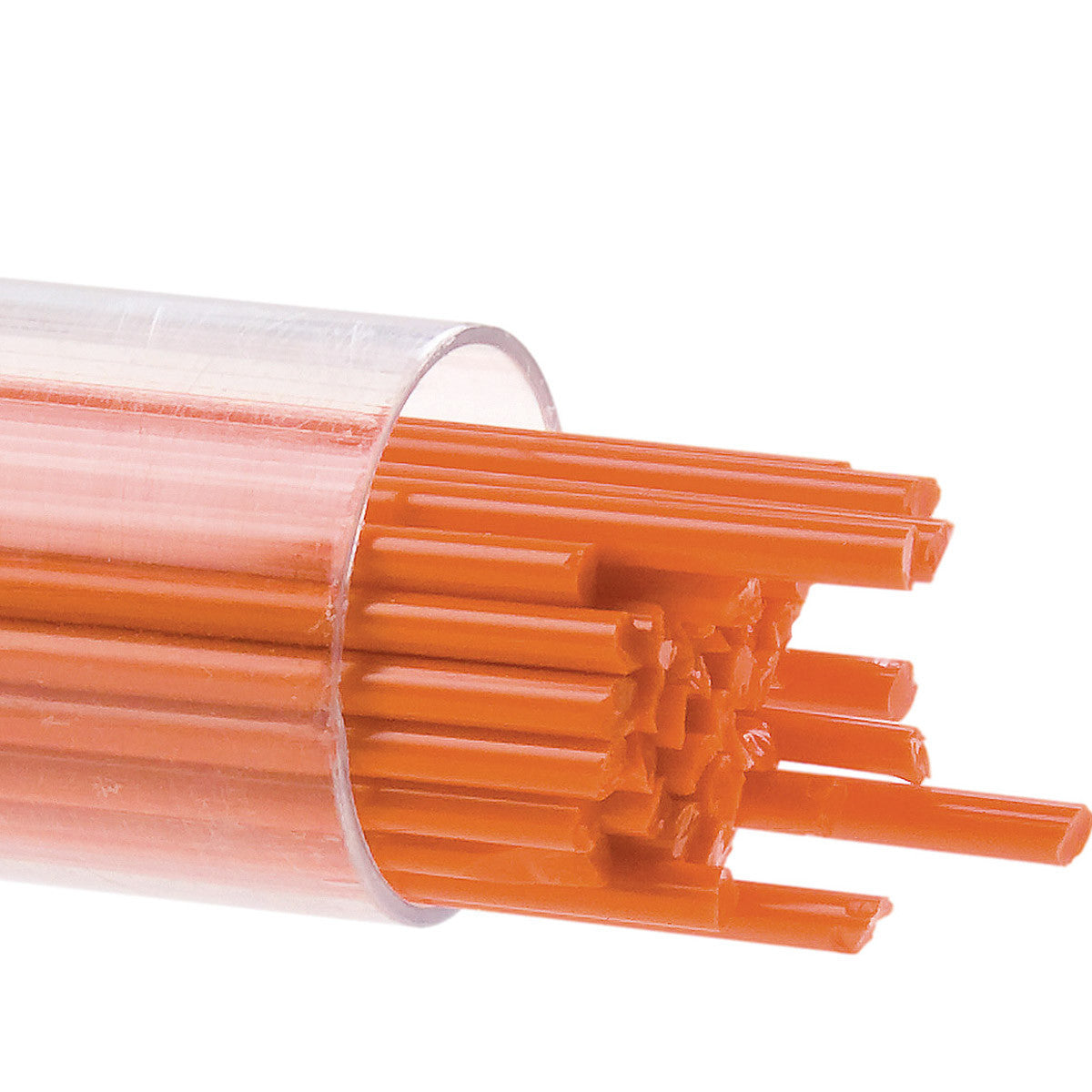 0125 Orange Opal Full Tube 6.5 oz BULLSEYE Glass Stringer 2mm 90 COE Fusing Lampwork-