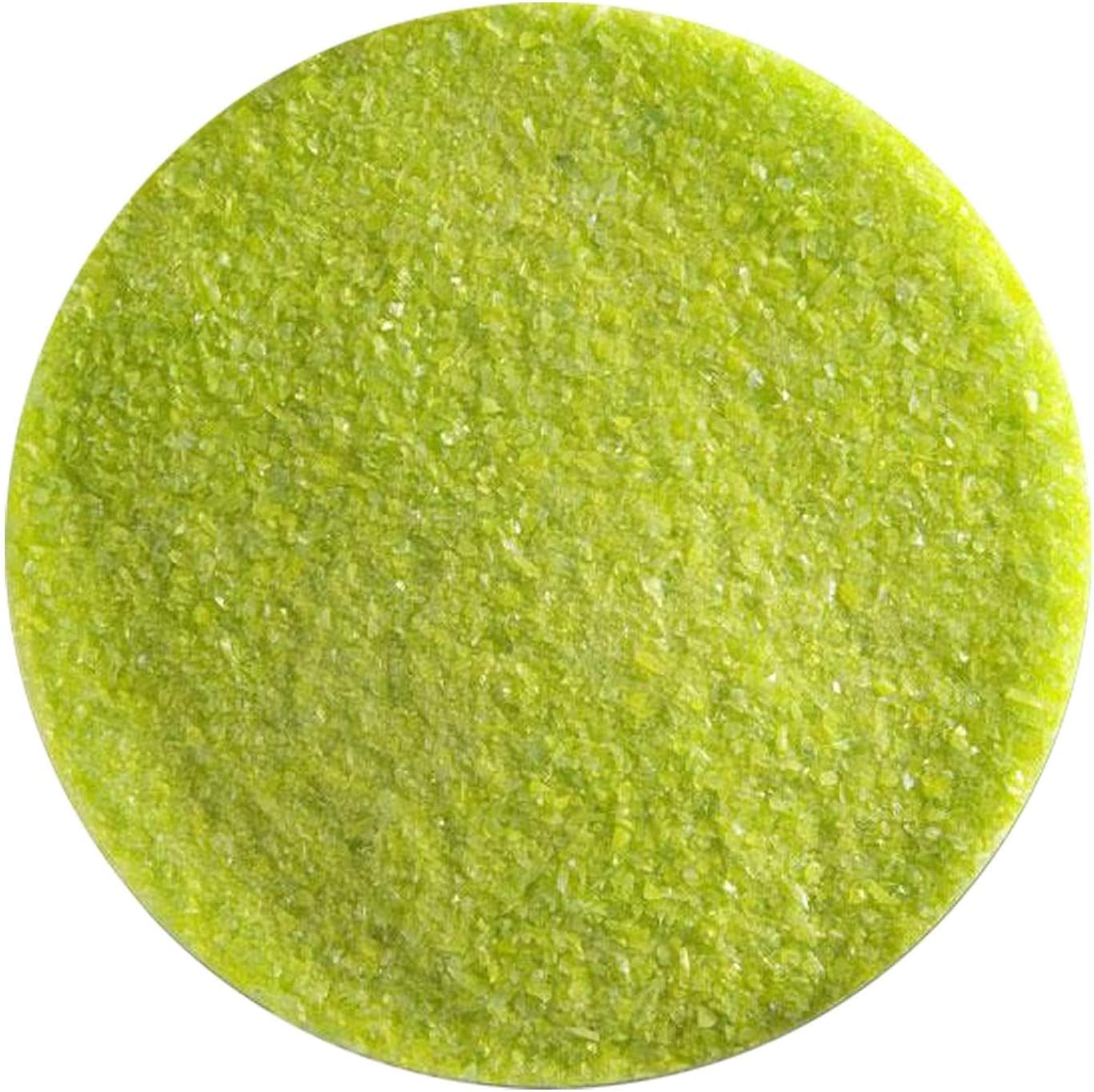 0126 Spring Green Opal Bullseye 90 COE GLASS FRIT FINE 16 oz One Pound-