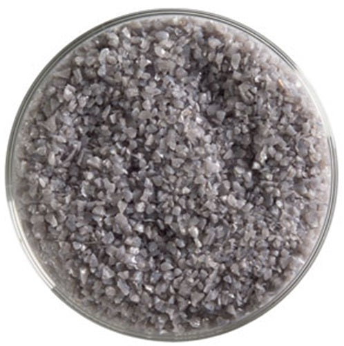 0136 Deco Gray Opal 90 COE MEDIUM Full Jar One Pound Bullseye Frit-