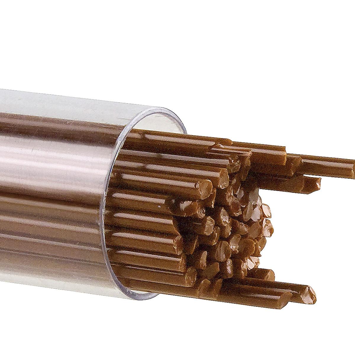 Woodland Brown Opal Full Tube 6.5 oz BULLSEYE Glass Stringer 2mm 90 COE Fusing Lampwork-
