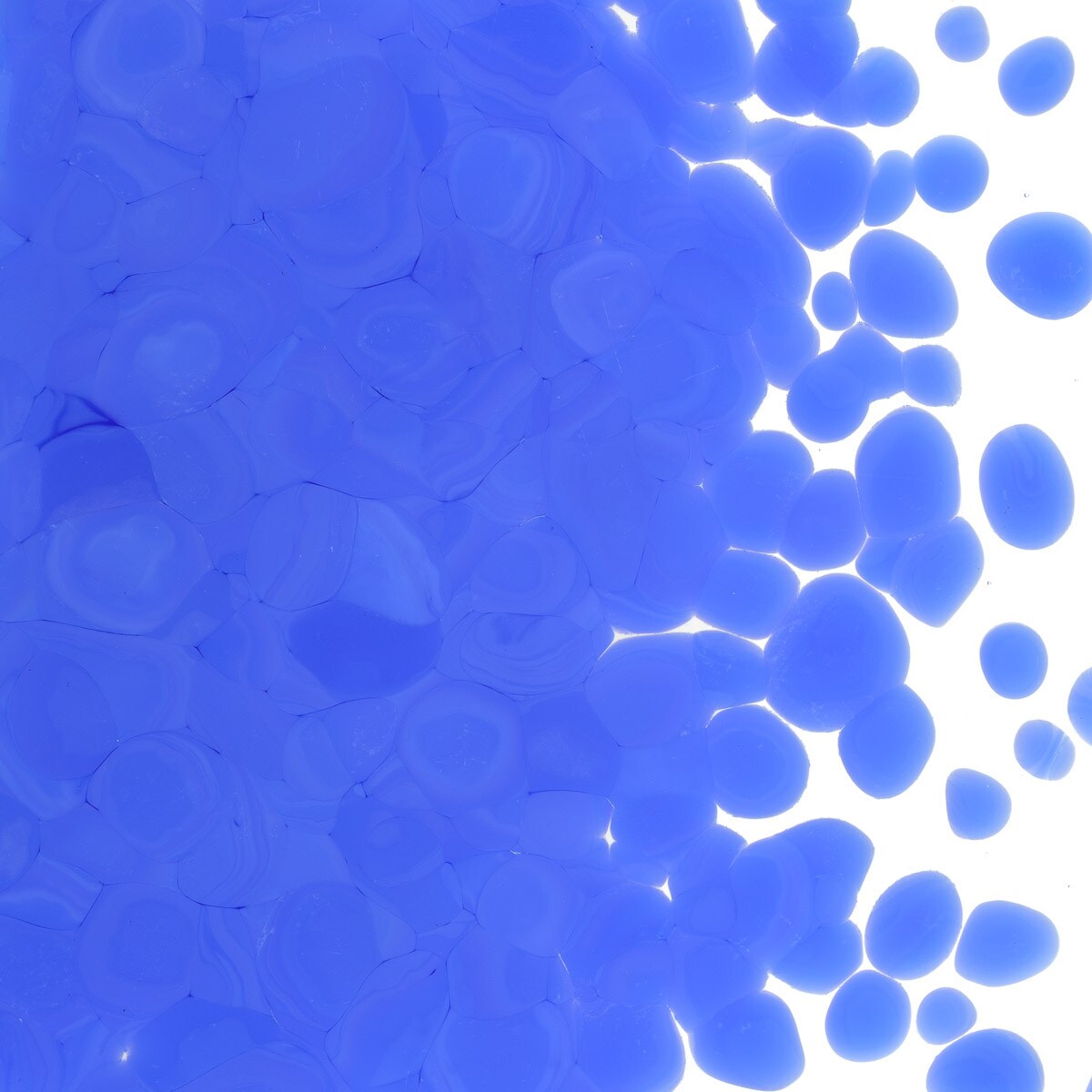 0114 Cobalt Blue Opal 90 COE COARSE Full Jar One Pound Bullseye Frit-