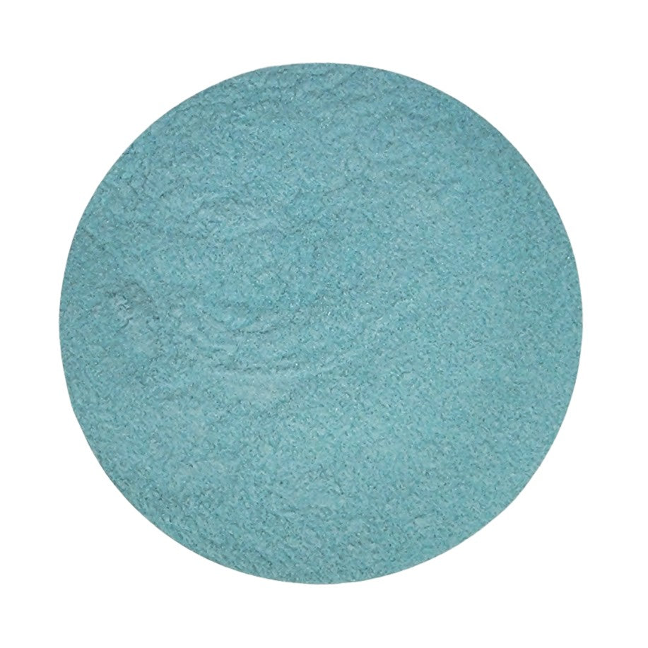 1176 Peacock Blue Transparent 90 COE POWDER Full Jar One Pound Bullseye Frit