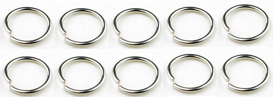 Curly Q - 1/2" Circles Package of Ten Design Elements Wire Shapes Hangers-