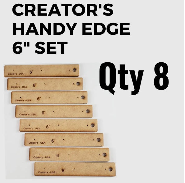 8 Creator's Handy Edge 6" Precision Stained Glass Framing Alignment System-