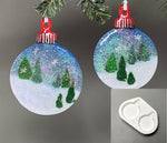 Two Round Ornaments Glass Casting Fusing Mold LF218 Creative Paradise- 