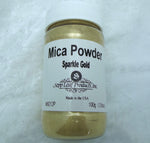 Mica Powder SPARKLE GOLD Fusing Flameworking Craft 100g Pixi Dust