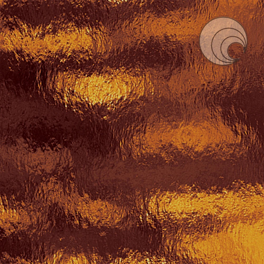 111 Dark Amber Transparent Rough Roll 12 x 12 Inch Oceanside Compatible 96 COE Sheet Glass-