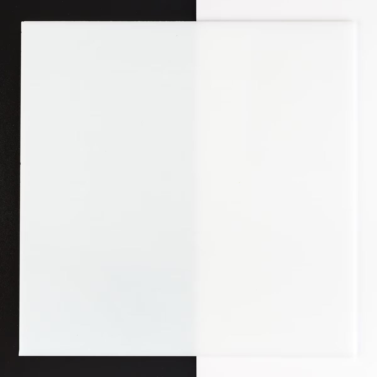 Tekta 0113 White Opal 90 COE Bullseye Fusing Glass Sheet 5x5 inch 3mm 90COE-