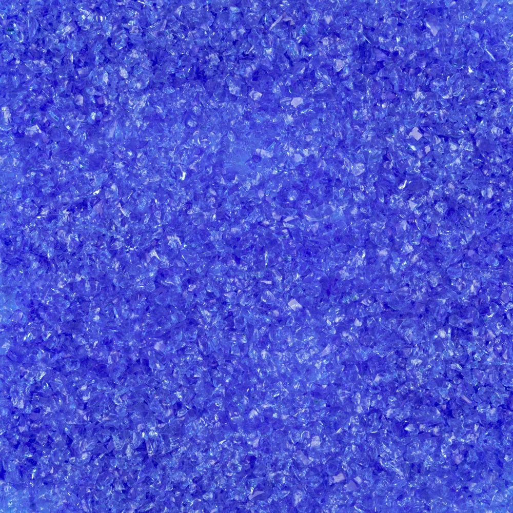 F3 132 96 Light Blue Transparent MEDIUM 96 COE Frit 8.5 oz Jar-