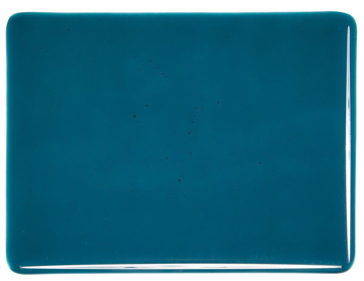 1108 Aqua Blue Transparent Glass Confetti 90 COE Bullseye 4 Ounces Fusing Supplies