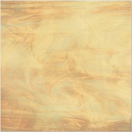 317.02F Pale Amber White Mix 12 x 12 Inch Oceanside Compatible 96 COE Sheet Glass-