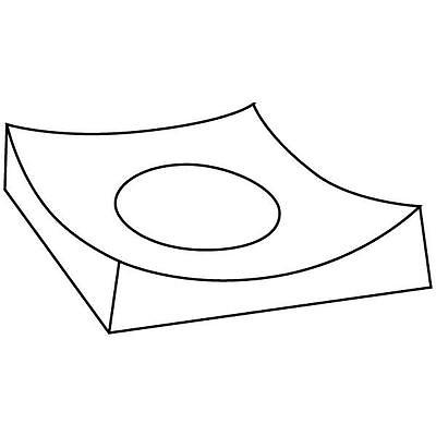 PLATE DISH SLUMPING MOLD Bullseye Square Glass Slumper 6-1/4" 8996 B EXCELLENT-