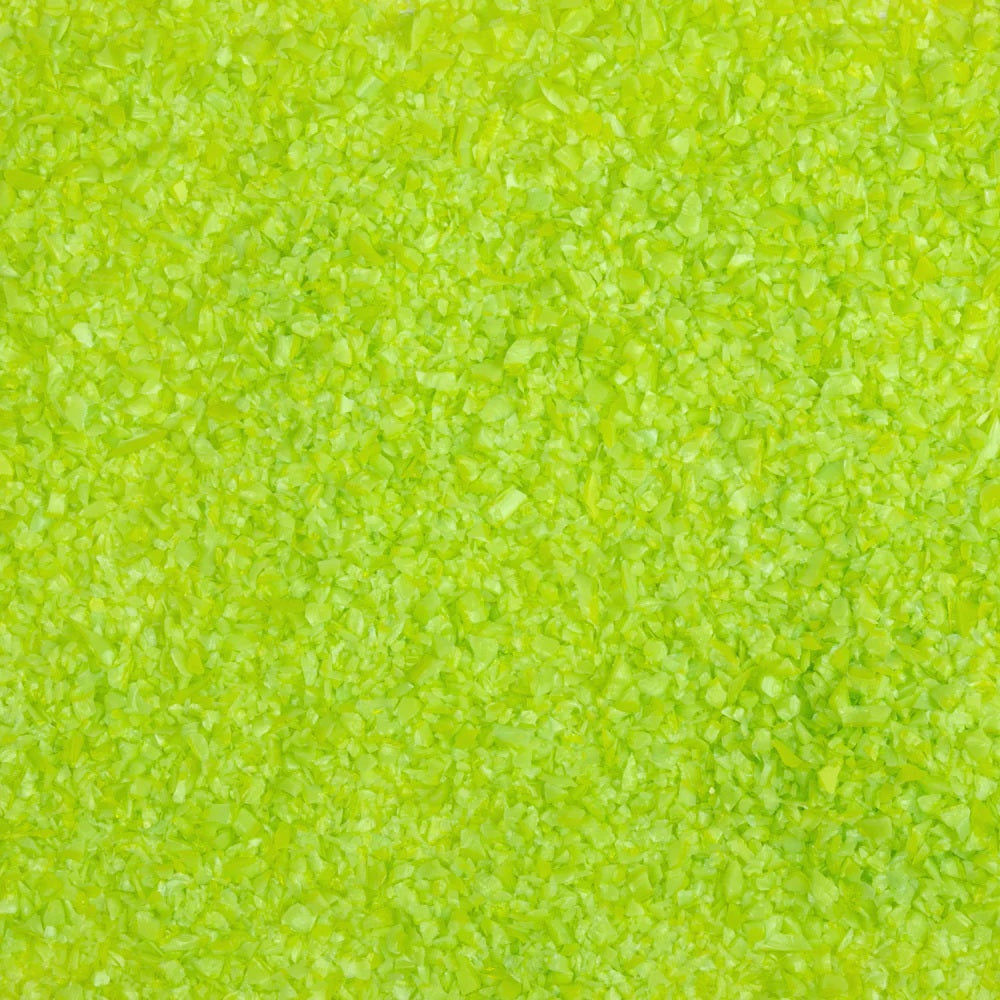 F3 2262 96 COE Lemongrass Opal Medium Frit 8.5 oz Jar-